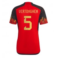 Belgien Jan Vertonghen #5 Fußballbekleidung Heimtrikot WM 2022 Kurzarm